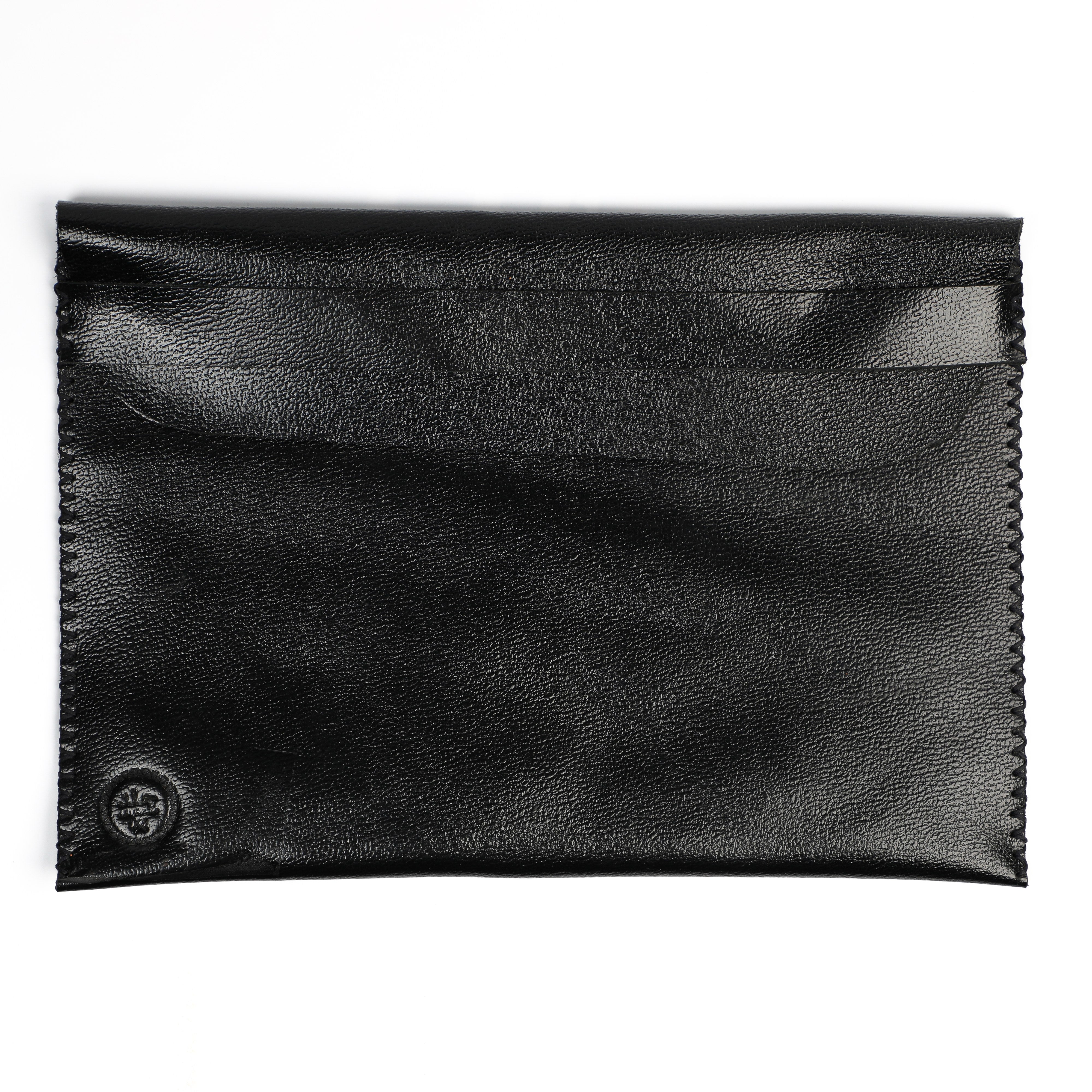 Leather Laptop Sleeve - Black