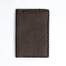 Leather Passport Holder - Brown