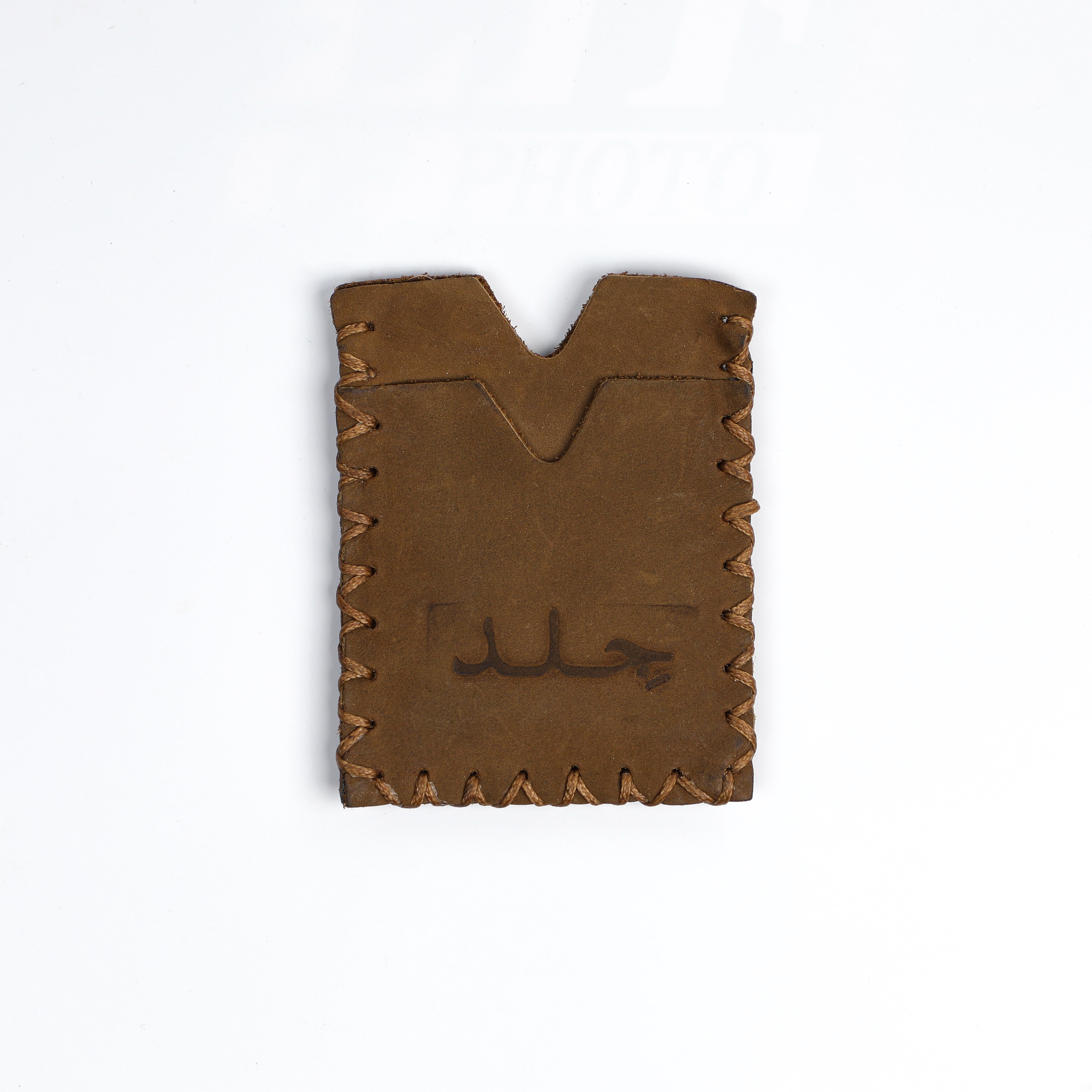 Whipstitch Cardholder - Tan