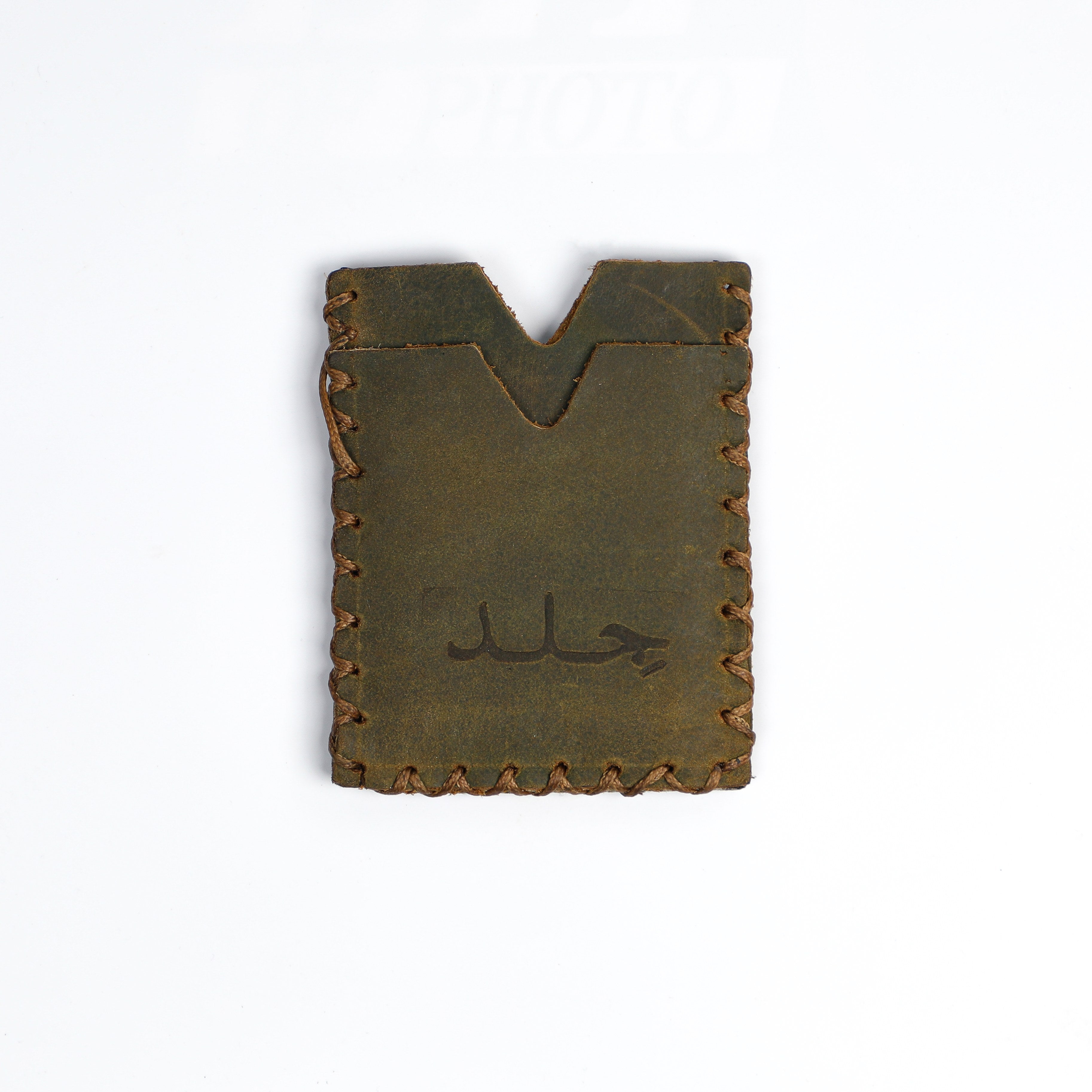 Compact Card Wallet - Olive