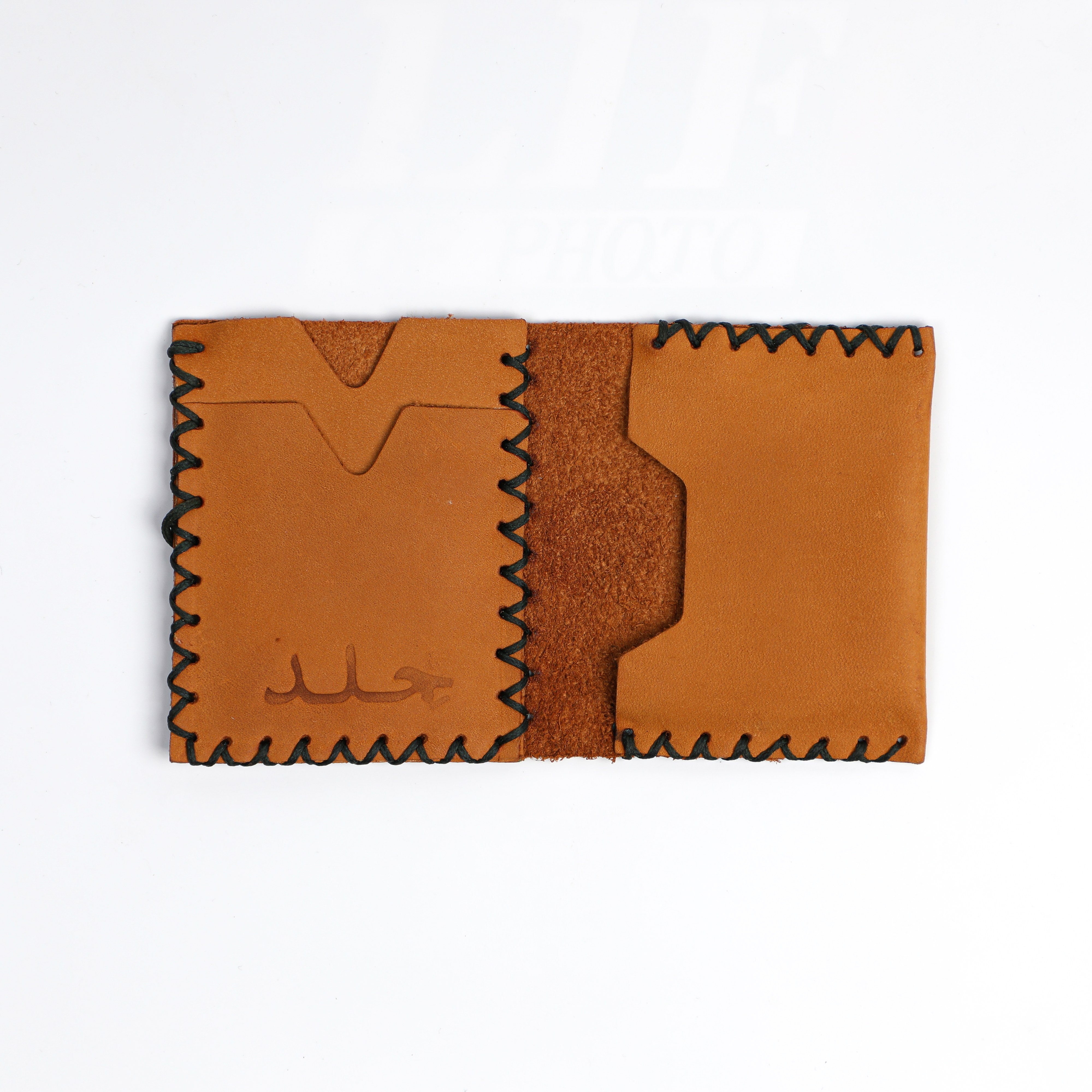 Compact Card Wallet - Natural Tan