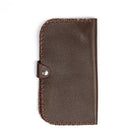 Long Bifold Wallet - Dark Brown